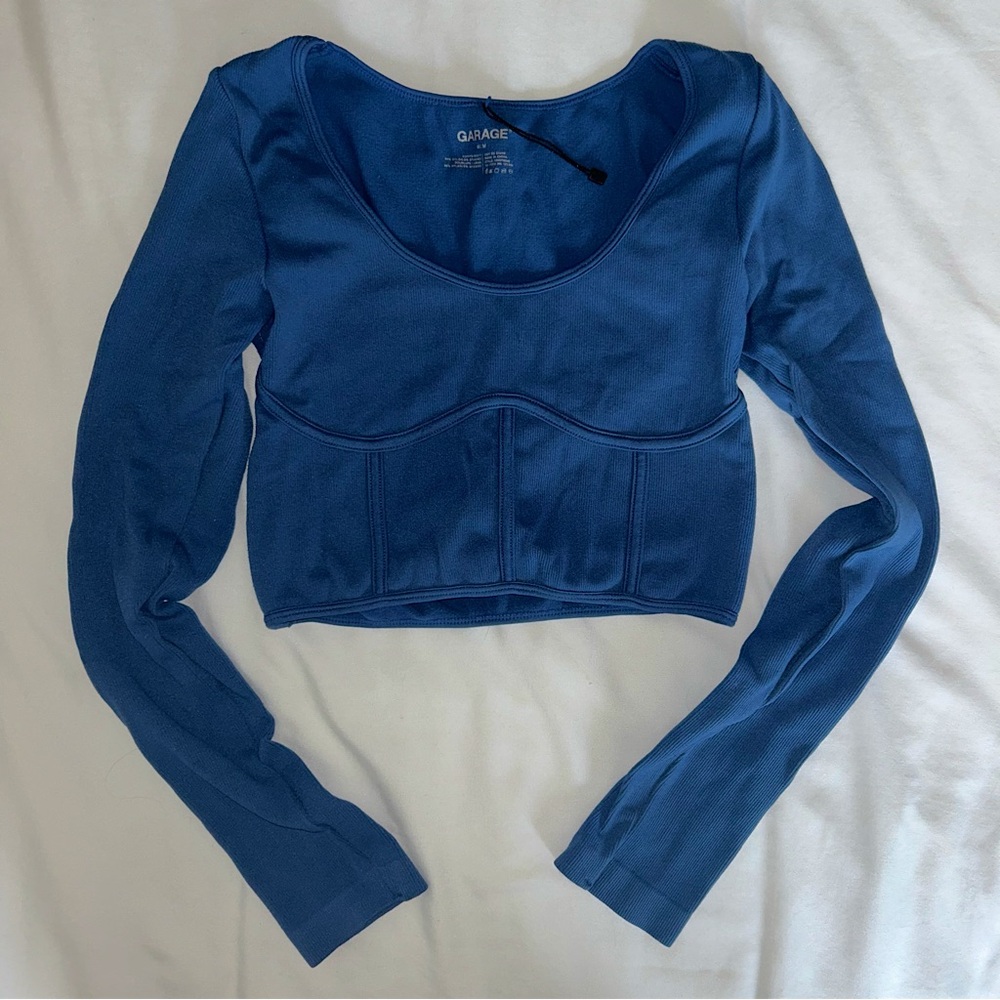 Garage Long Sleeve crop top